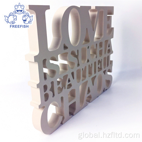 Wood Letter Stand Laser cut wood 3D Letter sign Factory